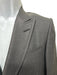 Gucci Gray Wool Blend Striped Peak Lapel 2 Button Men's Suit Gray / 48