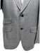 Gucci Gray Wool Blend Striped Peak Lapel 2 Button Men's Suit Gray / 48
