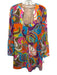 Trina Turk Size 10 Multicolor Silk All Over Print Dress Multicolor / 10