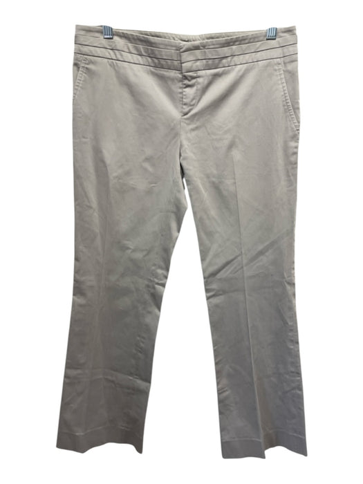 Gucci Size 44 Beige Cotton Zip Fly Low Rise Pants Beige / 44