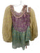 Zimmermann Size 0 Multicolor Silk floral print Sheer Top Multicolor / 0