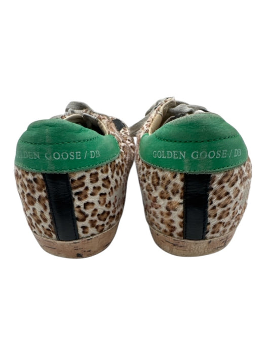 Golden Goose Shoe Size 39 Beige & Multi Leather Pony Hair Low Top Sneakers Beige & Multi / 39
