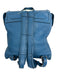 Christian Louboutin Blue Leather Pebbled Flap Studded Backpack Blue
