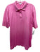 Peter Millar Size L Pink Cotton Solid Polo Men's Short Sleeve Pink / L