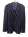 Boss Navy Wool Blend Solid 2 Button Men's Blazer Navy / 40L