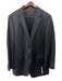 Boss Dark Gray Wool Blend Solid 2 Button Men's Suit Dark Gray / 42L