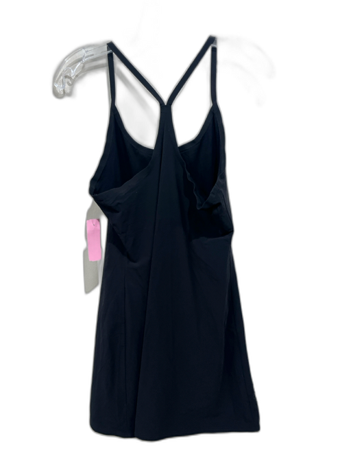 Outdoor Voices Size M Black Nylon Blend Sleeveless Spaghetti Strap short Dress Black / M