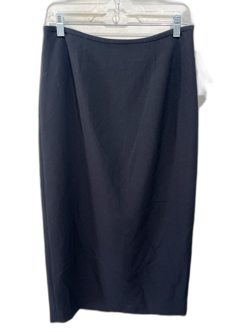 Kasper Size 6 Black Polyester darted Back Zip Maxi Pencil Skirt Black / 6