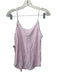 Bella Dahl Size M Light Pink Tencel Lyocell Spaghetti Strap Raw Hem Short Set Light Pink / M