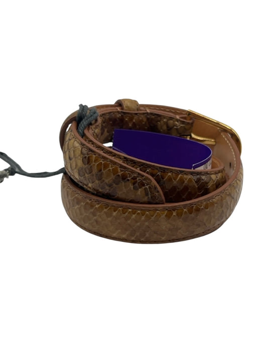 Nili Lotan snake print Leather Gold hardware Belts snake print / 70