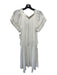 Ramy Brook Size S White Polyester Smocked Dress White / S