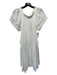 Ramy Brook Size S White Polyester Smocked Dress White / S