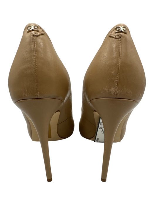 Sam Edelman Shoe Size 9.5 Beige Leather Upper Pointed Toe Pumps Beige / 9.5