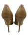 Sam Edelman Shoe Size 9.5 Beige Leather Upper Pointed Toe Pumps Beige / 9.5