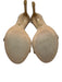Stuart Weitzman Shoe Size 9 Beige Leather Ankle Strap Sandals Beige / 9