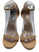 Stuart Weitzman Shoe Size 9 Beige Leather Ankle Strap Sandals Beige / 9