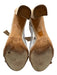 Alexandre Birman Shoe Size 38.5 Taupe Biege Suede Upper Knot Front Sandals Taupe Biege / 38.5