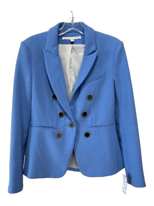 Veronica Beard Size 2 Blue Polyester Blend Blazer Single Button Jacket Blue / 2