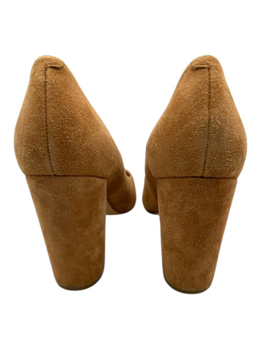 Marc Fisher Shoe Size 8.5 Brown Suede Block Heel Pointed Toe Shoes Brown / 8.5