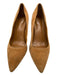 Marc Fisher Shoe Size 8.5 Brown Suede Block Heel Pointed Toe Shoes Brown / 8.5