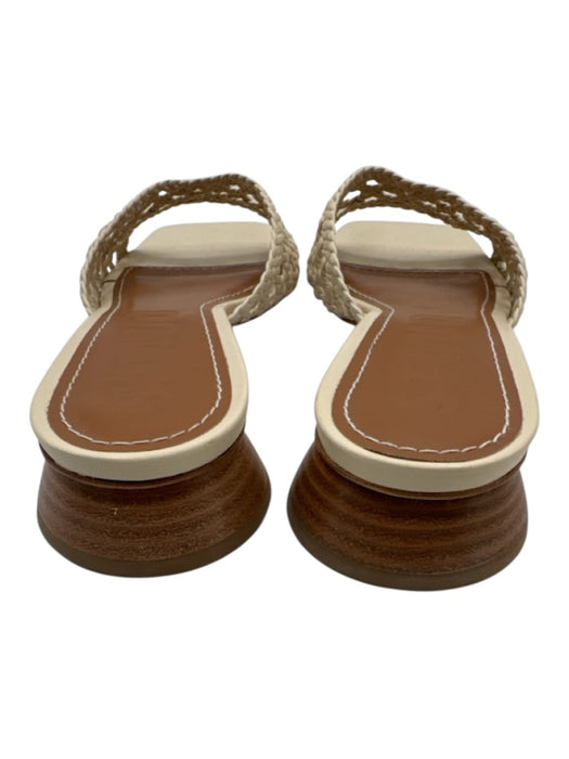 Staud Shoe Size 39 Tan Leather open toe Square Toe Block Heel Sandals Tan / 39