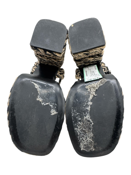 Castaner Shoe Size 39 Black & Multi Textile open toe Ankle Buckles Sandals Black & Multi / 39