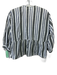 Love, Tomas Emerson Fry Size XS/S Blue, Gray & White Cotton Vertical Stripes Top Blue, Gray & White / XS/S