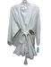 Rhode Size XS White Cotton Long Balloon Sleeve Braided Belt Flare Hem Dress White / XS