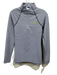 Magnolia Lane Size S Blue & White Polyester Blend Long Sleeve 1/4 Zip Golf Top Blue & White / S