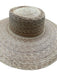 Lack of Color Beige Palm Straw Wide Brim Woven Hat Beige / S/M
