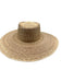 Lack of Color Beige Palm Straw Wide Brim Woven Hat Beige / S/M