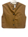 Destree Size S Camel Brown Cotton Ornate buttons Boxy Vest Top Camel Brown / S