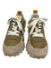 Oncept Shoe Size 8.5 Khaki & Cream Suede Nylon Lace Up Low Top Sneakers Khaki & Cream / 8.5