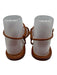 Loeffler Randall Shoe Size 9 Brown Leather Gold Tone Hardware Bead Sandals Brown / 9