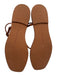 Loeffler Randall Shoe Size 9 Brown Leather Gold Tone Hardware Bead Sandals Brown / 9