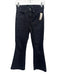 Veronica Beard Jeans Size 25 Black Cotton Low Rise Slim Fit Boot Cut Jeans Black / 25