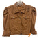 Blank NYC Size M Brown Cotton Long Sleeve Button Up Jacket Brown / M