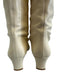 Staud Shoe Size 39.5 Cream White Leather Upper Chisel Toe Kitten Heel Boots Cream White / 39.5