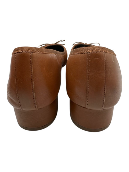 Veronica Beard Shoe Size 8.5 Brown Leather Upper Bow detail Chisel Toe Pumps Brown / 8.5