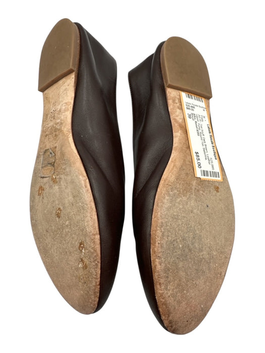 Staud Shoe Size 39 Dark Brown Leather Upper Pump Round Toe Ballerina Flats Dark Brown / 39