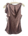 Cinq a Sept Size S Mauve Gray Silk Sleeveless Tie Shoulder Shine Top Mauve Gray / S