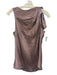 Cinq a Sept Size S Mauve Gray Silk Sleeveless Tie Shoulder Shine Top Mauve Gray / S