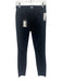 Paige Size 26 Black Rayon Blend Distressed Raw Hem Mid Rise Pants Black / 26