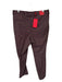 Hugo Boss NWT Size 34 Maroon Wool Blend Trouser Men's Pants Maroon / 34
