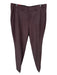 Hugo Boss NWT Size 34 Maroon Wool Blend Trouser Men's Pants Maroon / 34
