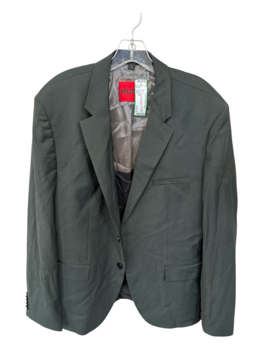 Hugo Boss NWT Green Wool Blend Solid 2 Button Men's Blazer Green / 42S