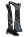Zara Shoe Size 38 Black Sateen Side Zip Over the Knee Boots Black / 38