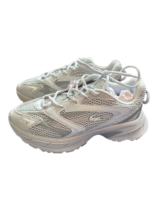 Lacoste Shoe Size 7.5 Grey Mesh Rubber Sole Sneakers Grey / 7.5