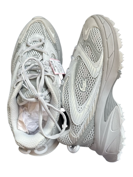 Lacoste Shoe Size 7.5 Grey Mesh Rubber Sole Sneakers Grey / 7.5