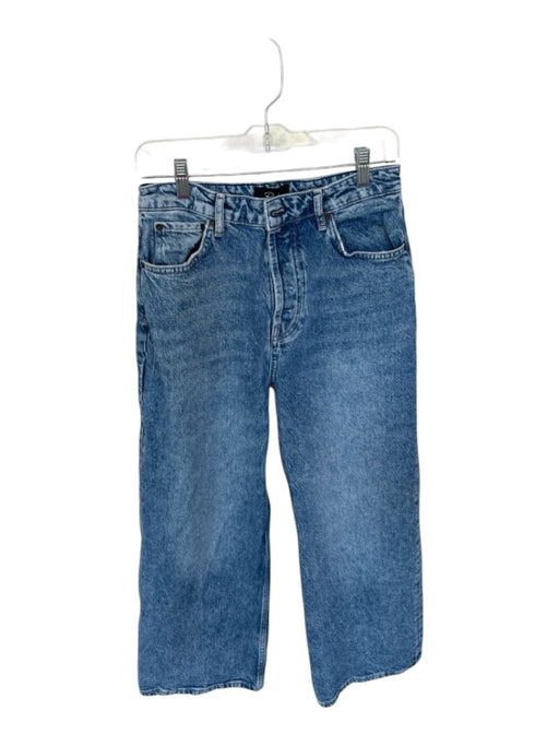 Rails Size 29 Med Dark Wash Cotton High Waist Button Fly Wide Leg Jeans Med Dark Wash / 29